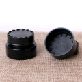 8g black round glass cosmetic jars with child proof lid